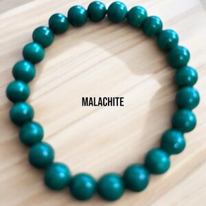 268. Vibrant Malachite Beaded Bracelet
